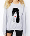 Amy Winehouse unisex sweatshirt 'you know I'm no good' song lyric, illustrated art